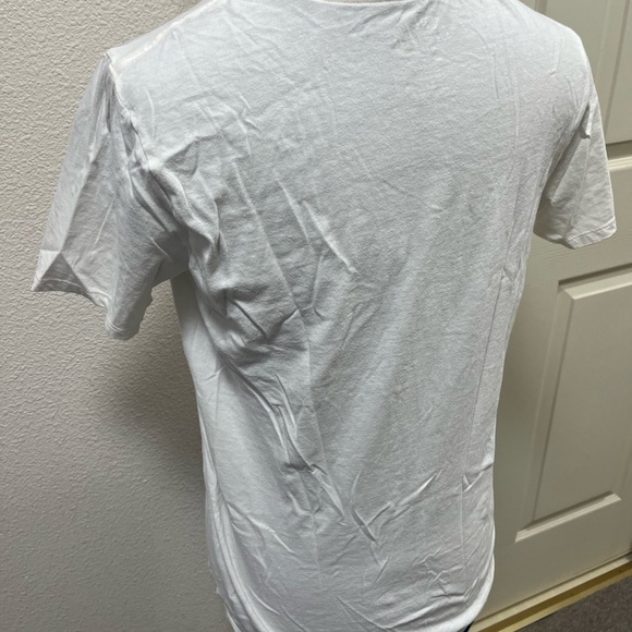 Nike White Tee with Bold Red Graphic - Picture 3 of 4